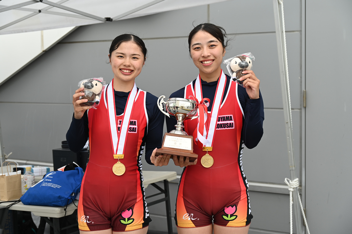 全日本ローイング選手権大会、軽量級女子ダブルスカルが優勝！ | 富山